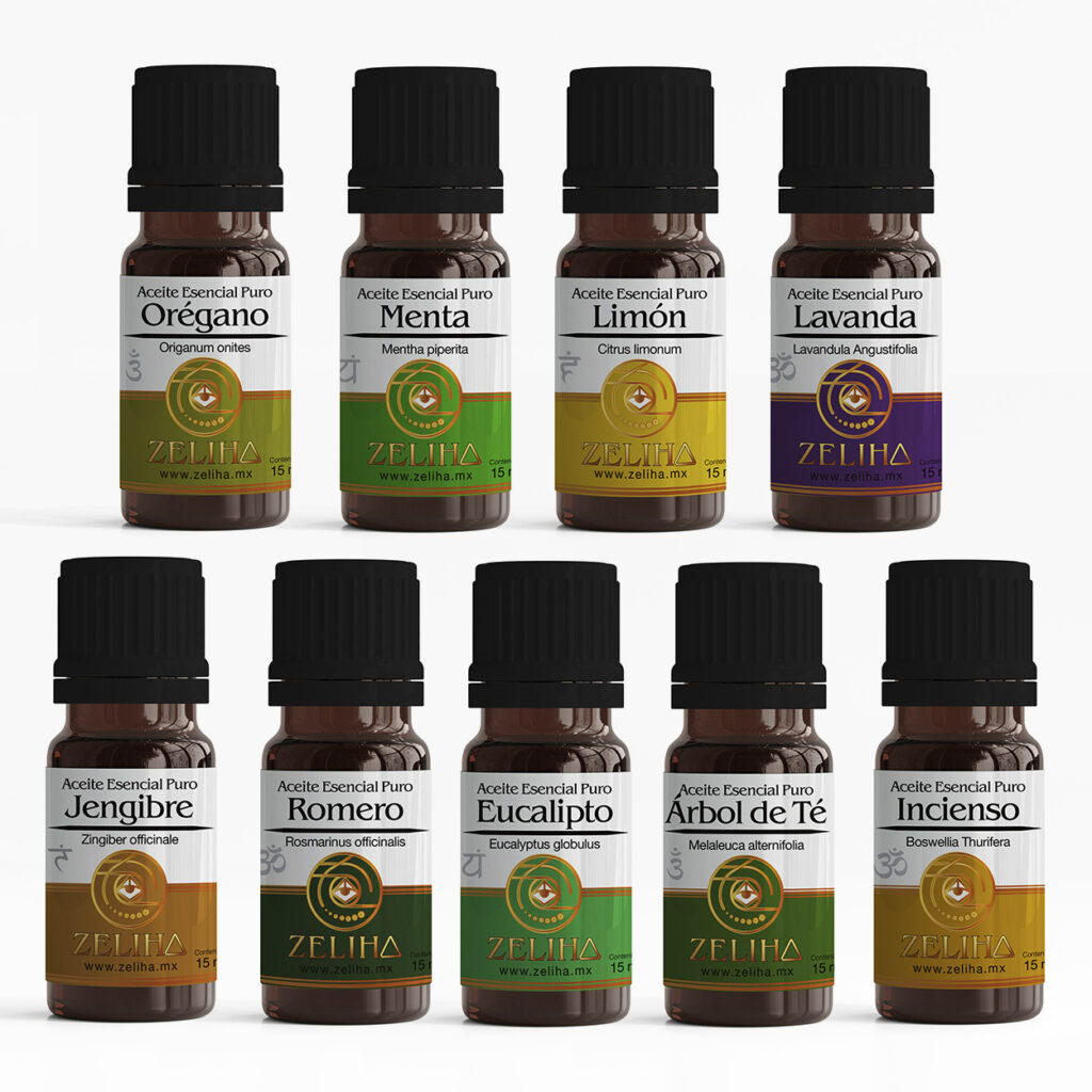 Kit Esenciales ZELIHA (9 aceites)