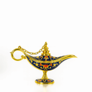 Lámpara Mágica de Aladino Decorativa Azul